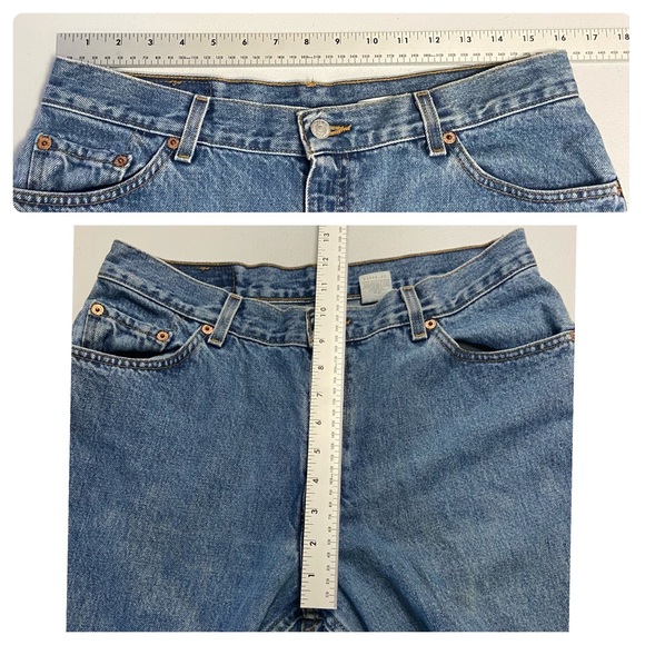 Vintage Levi’s 517 Slim Fit Bootcut Stone Washed Women’s Y2K Jeans Blue - Picture 10 of 16